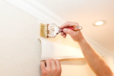 Pose de papier peint à Moncé-en-Belin — revêtements muraux et toiles de verre